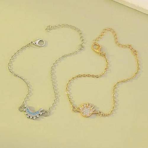 Sun & Moon Magnetic Bracelet Set
