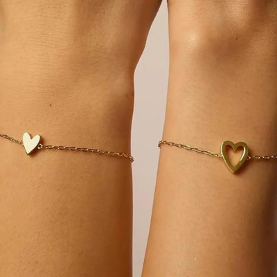 Matching Hearts Armband