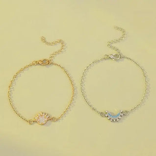 Sun & Moon Magnetic Bracelet Set