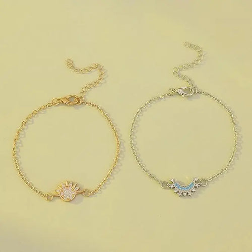 Sun & Moon Magnetic Bracelet Set