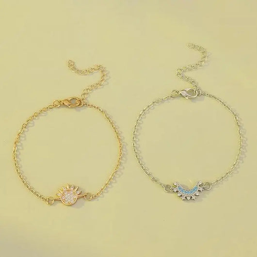 Sun & Moon Magnetic Bracelet Set