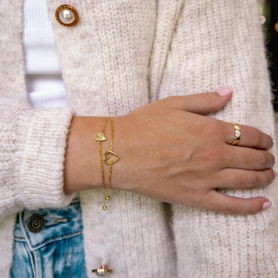 Matching Hearts Armband