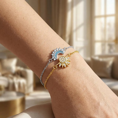 Sun & Moon Magnetic Bracelet Set