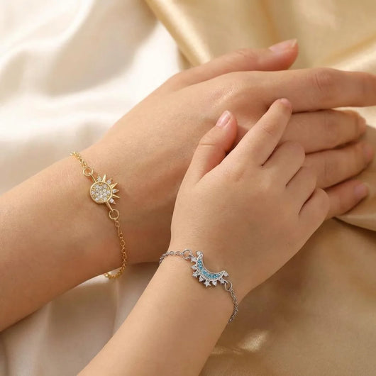 Sun & Moon Magnetic Bracelet Set