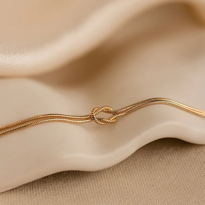Forever Knot-armband – En meningsfull gåva till par, bästa vänner och familj